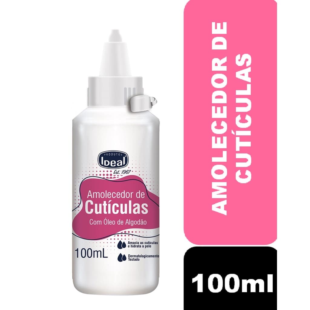 Amolecedor de Cutículas Ideal Óleo de Algodão 100ml