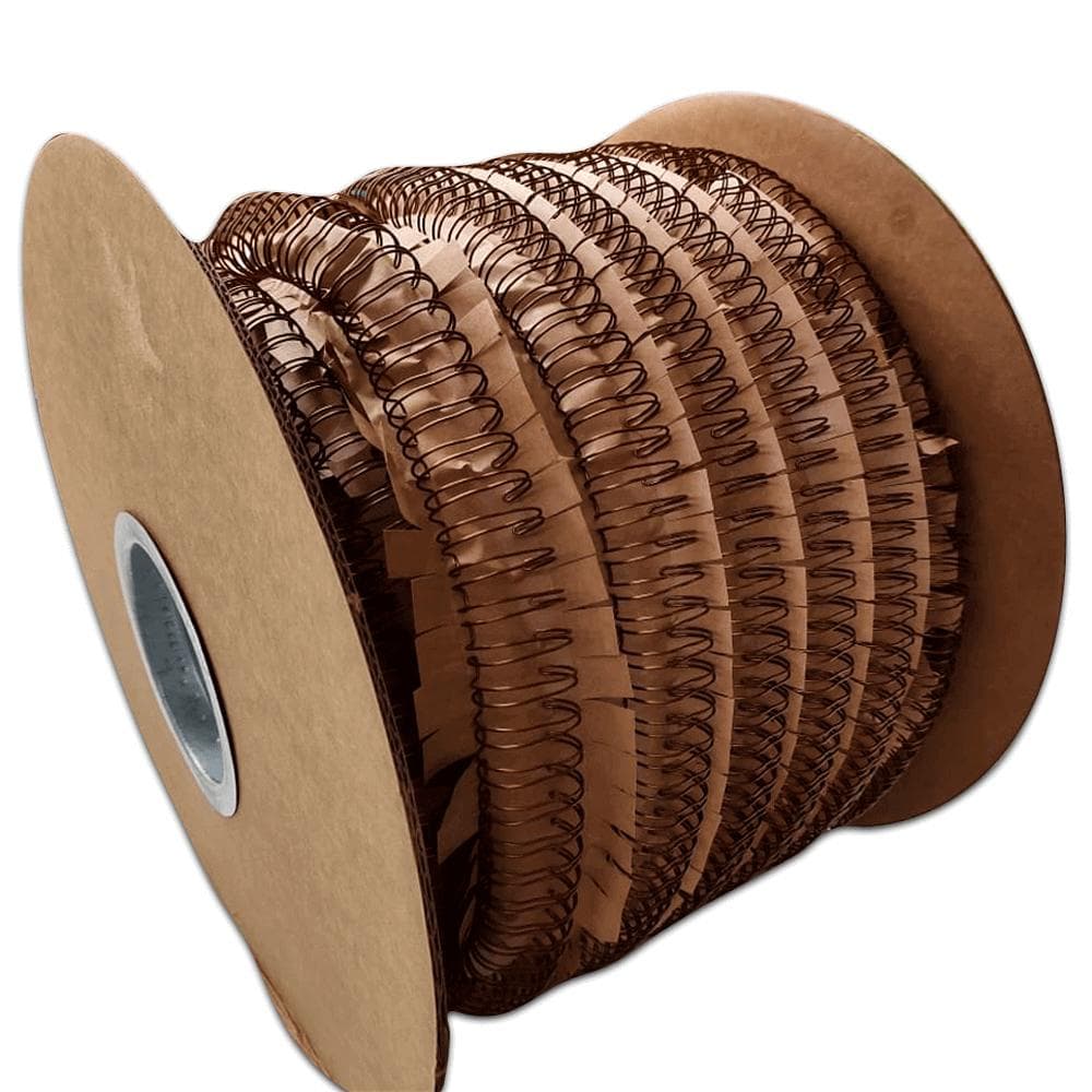 Bobina Wire-o 3x1 Bronze 1/2 para 95 fls 26.000 anéis Marpax
