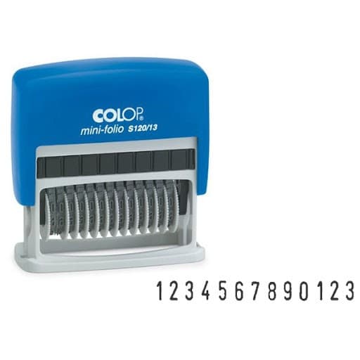 Carimbo Mini - Numerador S 120 / 13 - Colop