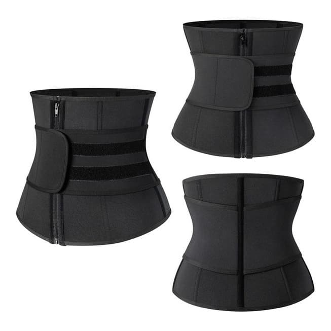 Cinta Modeladora Feminina Abdominal Térmica Emagrecer Emborrachada Efeito Sauna