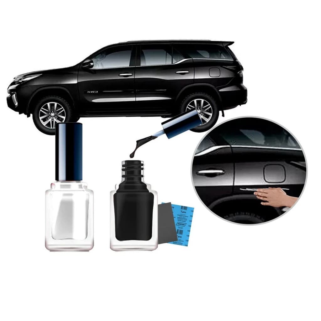 Tinta Tira Risco Cor Carro Hilux Sw4 2017 2018 2019 Preto Atitude
