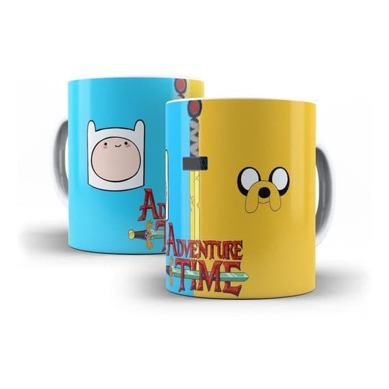 Caneca Hora Da Aventura Adventure Time Jack E Finn Oferta!!!