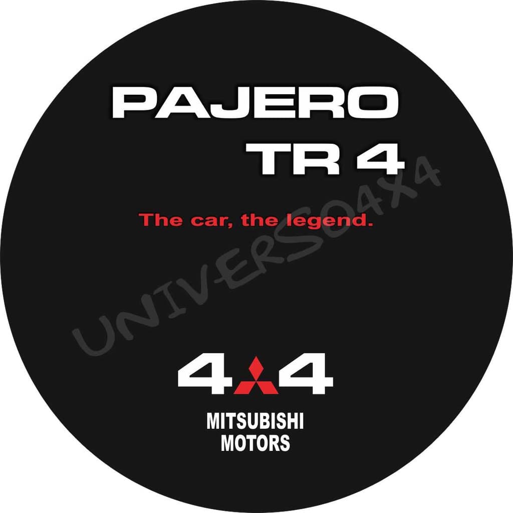 Capa Estepe Tr4 Pajero 225x65x17 The Car The Legend 4x4 225x70x16 Mitsubishi M-9.2