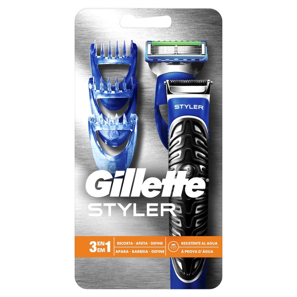 BARBEADOR GILLETTE STYLER 3 EM 1