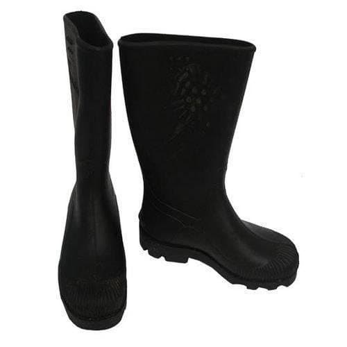 Bota Borracha PVC Galocha De Chuva Solado Amarelo ou preto Motoqueiro impermeável