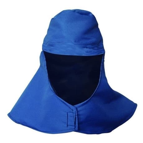 Touca Soldador Brim Azul Epi Seguranca C/ Velkro protecao sol