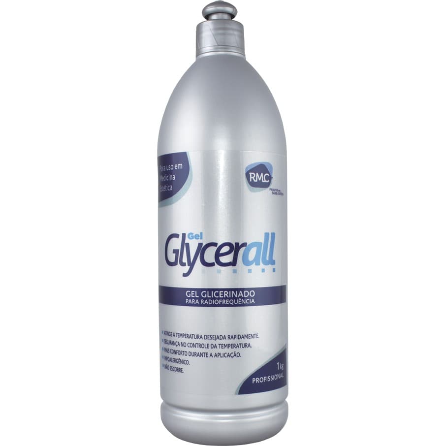 Gel Condutor clinico contato Glicerinado Glycerall Radio Freqüência Rmc