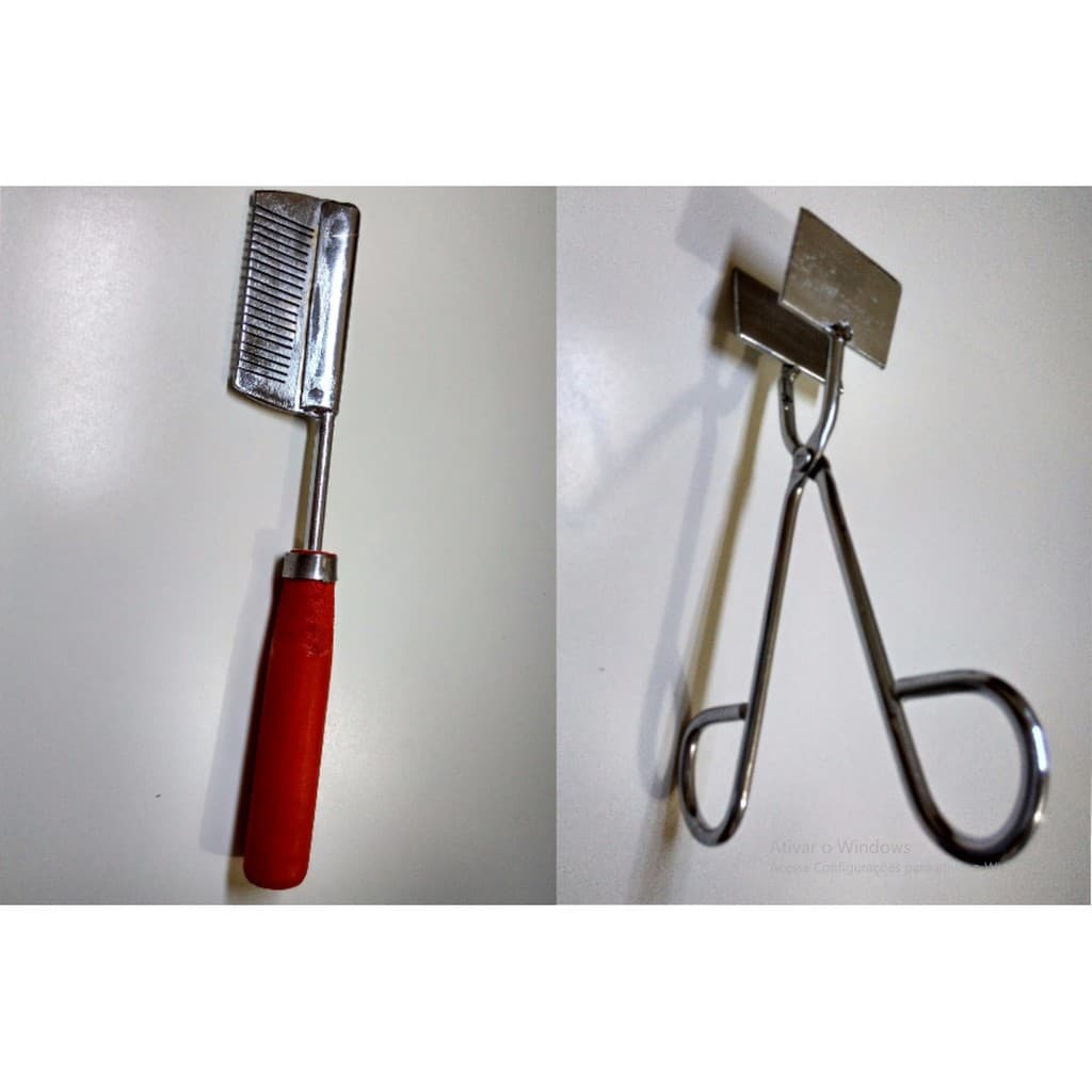 Kit chapinha baiana - Pente de ferro e Chapinha