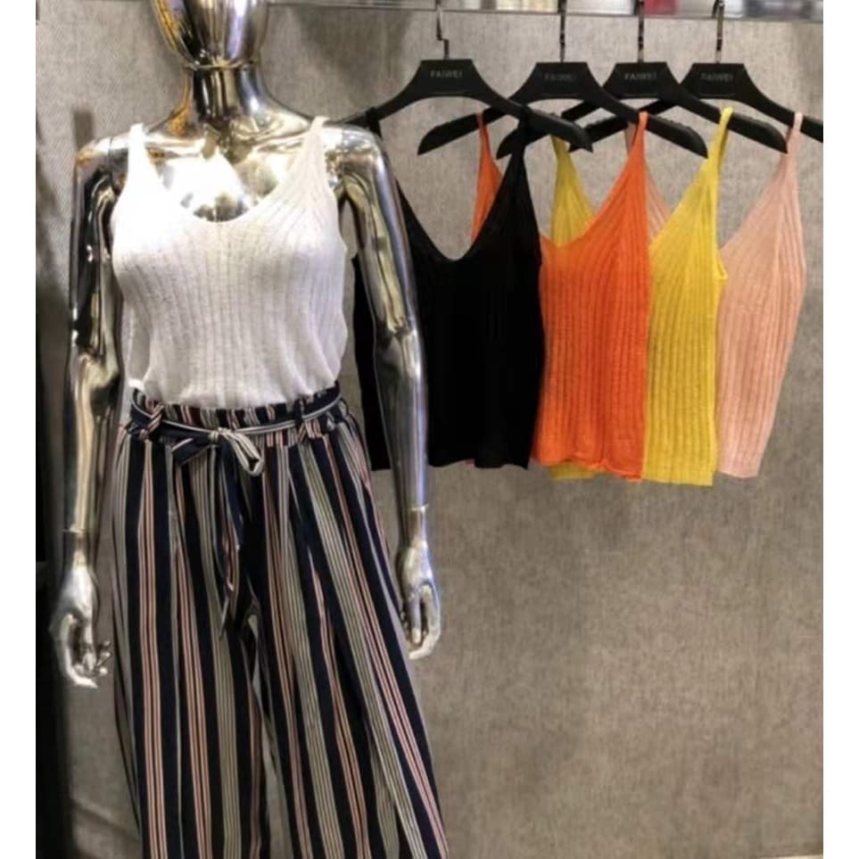 Blusa Feminina alcinha linha moda Blogueira #FC083#