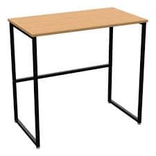 Mesa Escritório Industrial Multifuncional Madeira Mdf Aço PRETO/ CORAZZI DELIN ESCRITORIO SALA QUARTO MULTIUSO