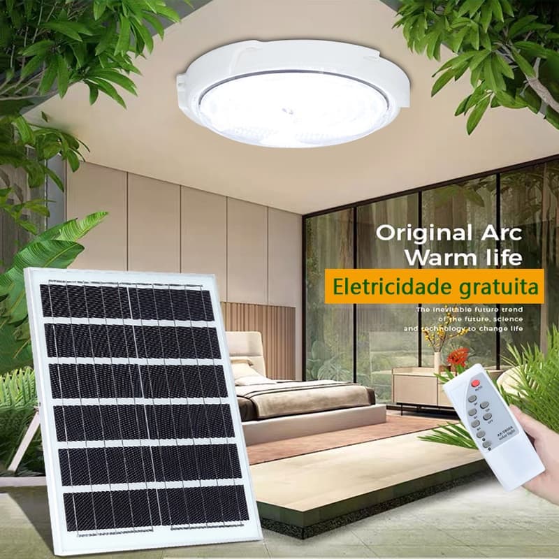 Lâmpada solar Luzes de Teto Sala de lâmpadas solares Luz solar Luz de teto solar Indoor Outdoor 40W 100W 200W 300W