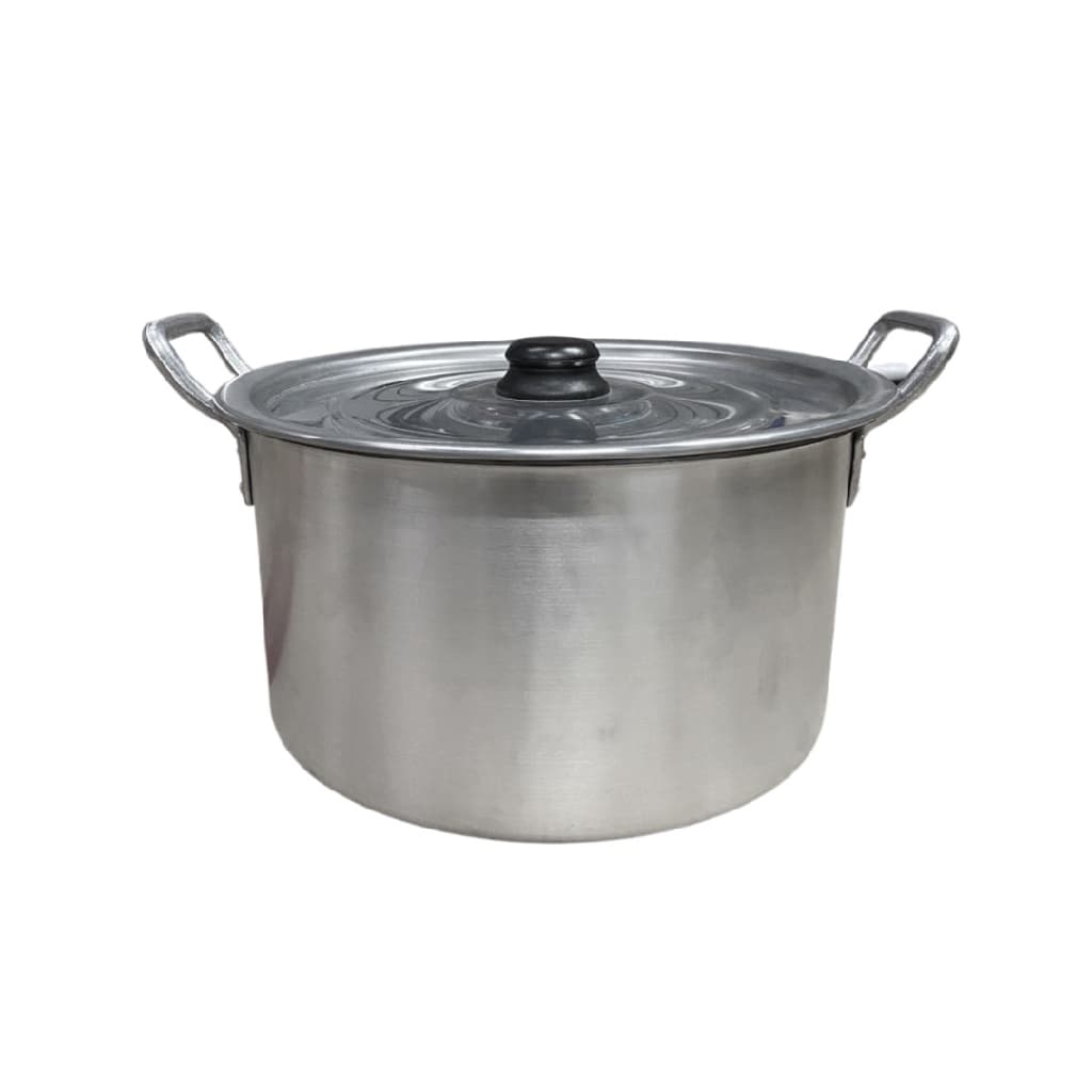 Panela Caçarola de Alumínio 28cm 8L Linha Hotel Industrial Restaurante Escola Arroz Galinhada