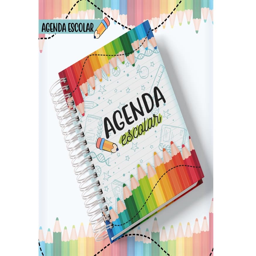 Agenda escolar tamanho A5