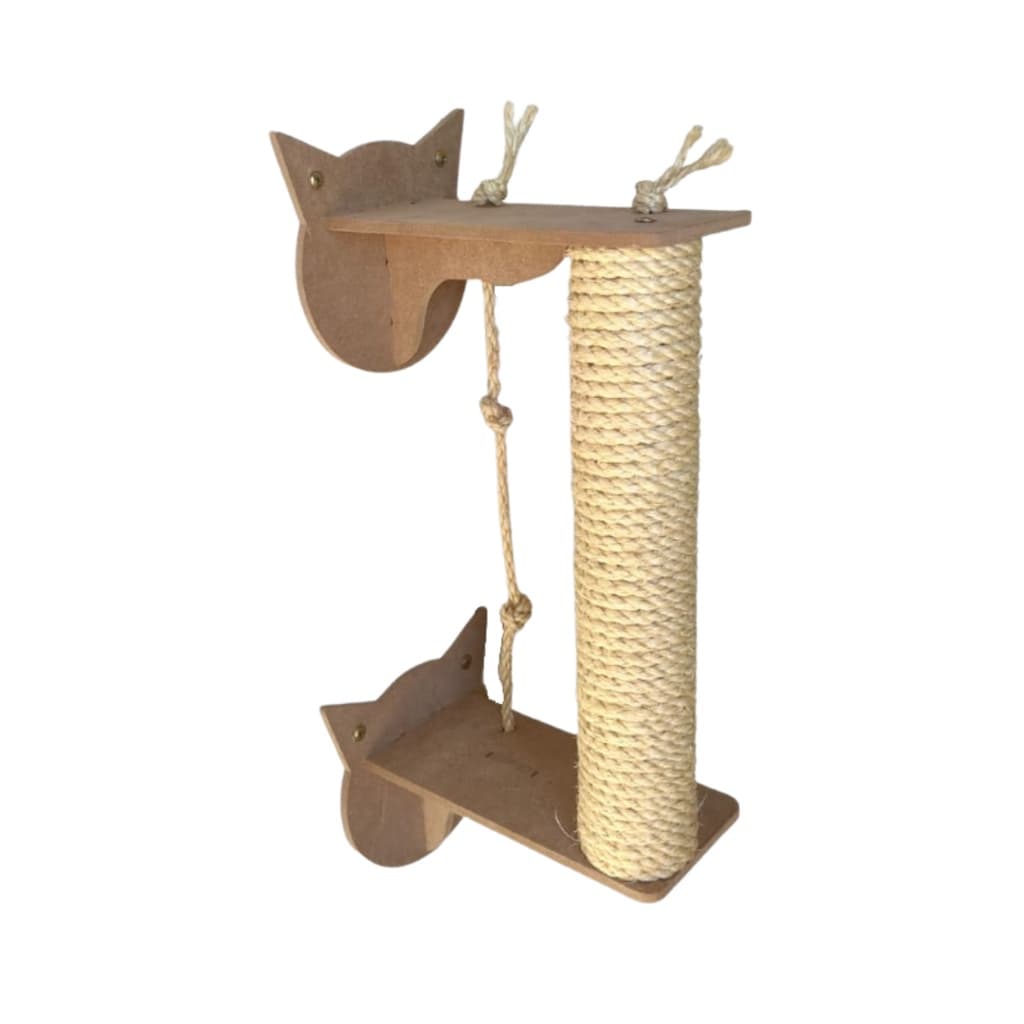 Arranhador Para Gatos Poste Brinquedo Gato Duplo Exclusivo
