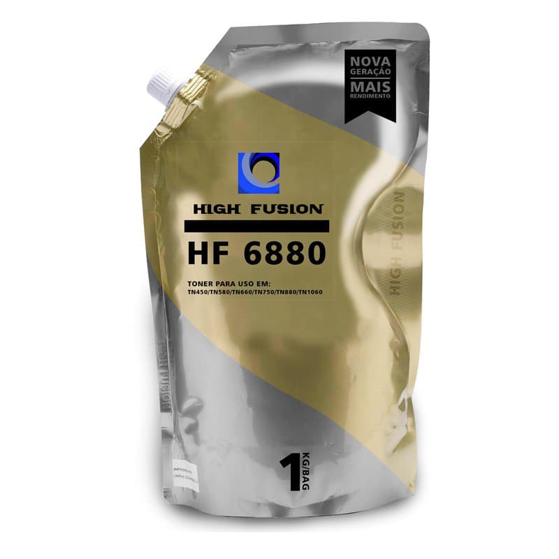 PÓ De Toner High Fusion Hf6880 Hf5880 Compatível Para Brother Tn2340 Tn2370 Tn3442 Tn3472 Tn3492