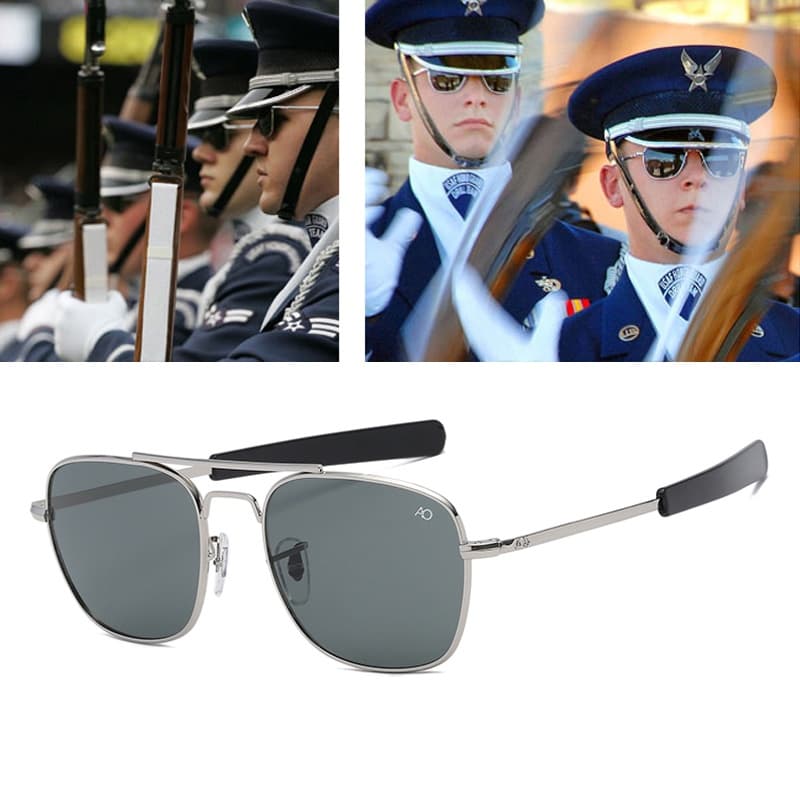 Aviação Óculos De Sol Dos Homens Da Marca Designer  Óculos De Sol Para O Sexo Masculino Americano Exército