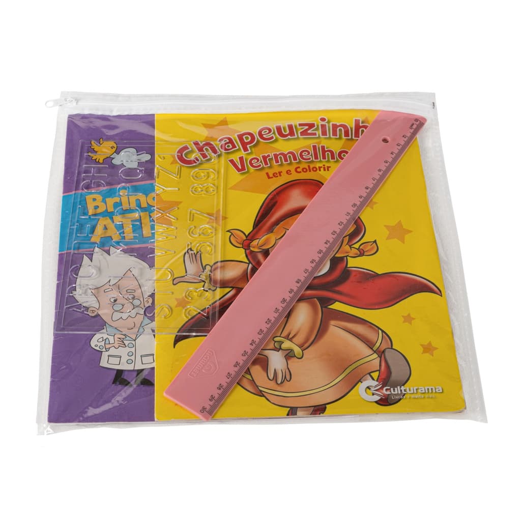 10 Organizador Envelope 30 x 30 Multiuso Pvc e Ziper