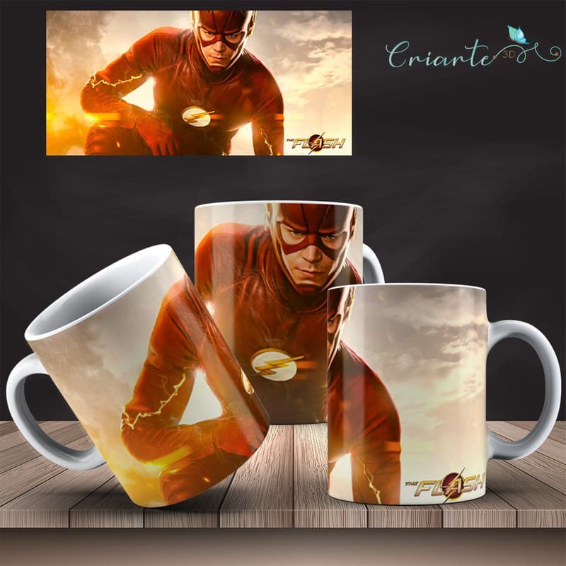 Caneca Porcelana Flash #11