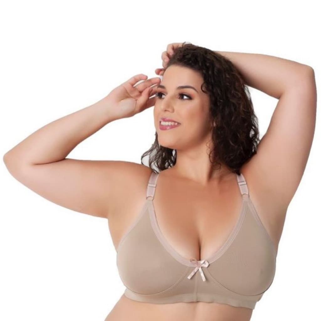 Sutiã Reforçado Sem Bojo Plus Size Sustentação Promoção - Sutia Plus