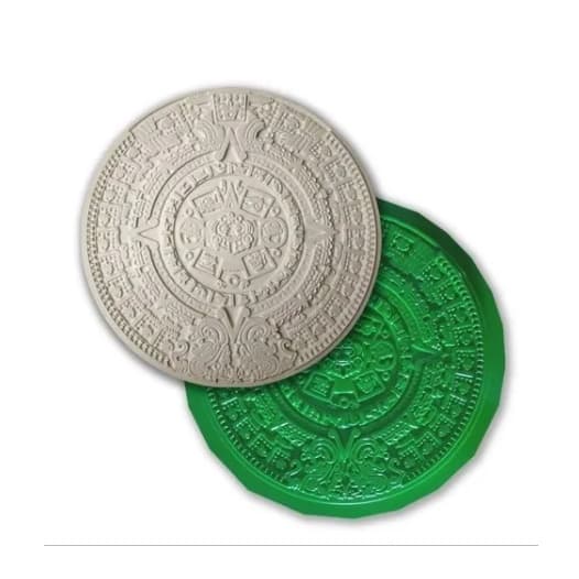 Molde Forma Abs 1,5mm Mandala Relógio Maía 40x40 Gesso