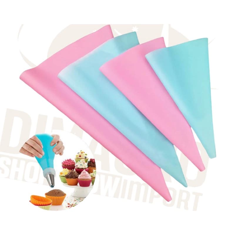 Saco de Confeitar de Silicone Lavável e Reutilizável -Lançamento