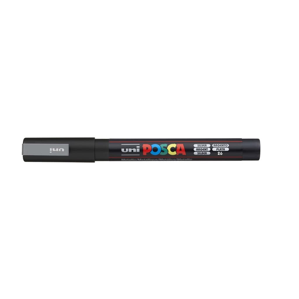 Caneta Posca Pc-3m Fine Line Prata - Uniball