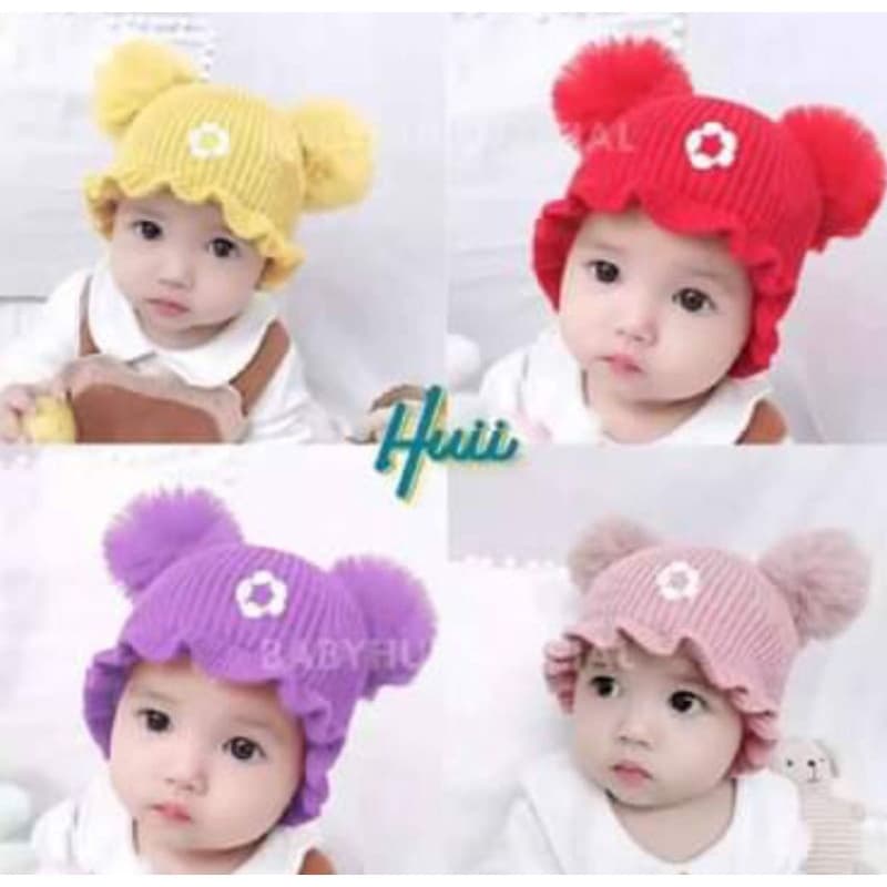 TP24-100 % ALSI IMPORT Gorro De Malha Para Bebês Meninas
