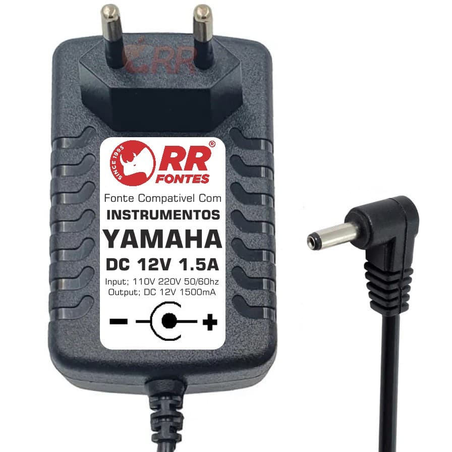 Fonte Dc 12v Para Baterias , Teclados Yamaha Dgx-520