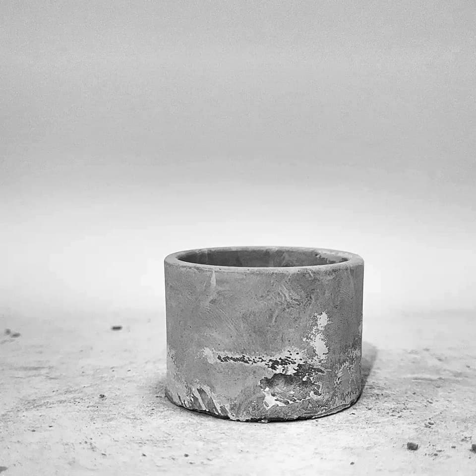 Mini Vaso Redondinho Para Suculentas Cimento MIC MALEOGA