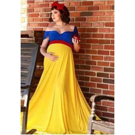 Fantasia, Branca De Neve, Vestido De Gestante, Fotografia