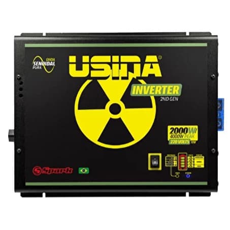 Inversor Onda Senoidal Pura Usina Inverter 2000W 12V 220V 4000W de Pico