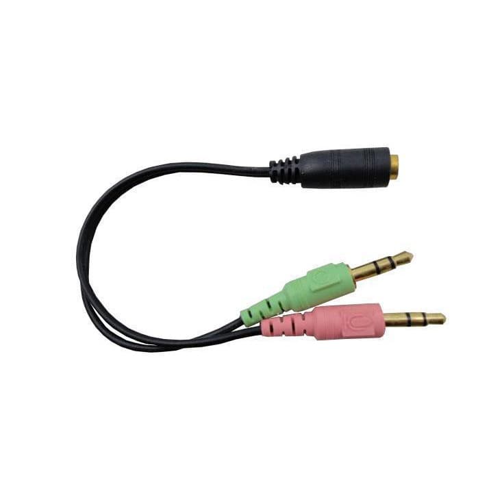 Cabo Adaptador Splitter Divisor De Fone E Microfone 2 P2