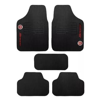 Tapete Fiat Uno Vivace Versátil Borracha 5 peças - Tapete Automotivo, Tapete para Carro, Carpete Carro, Carpete