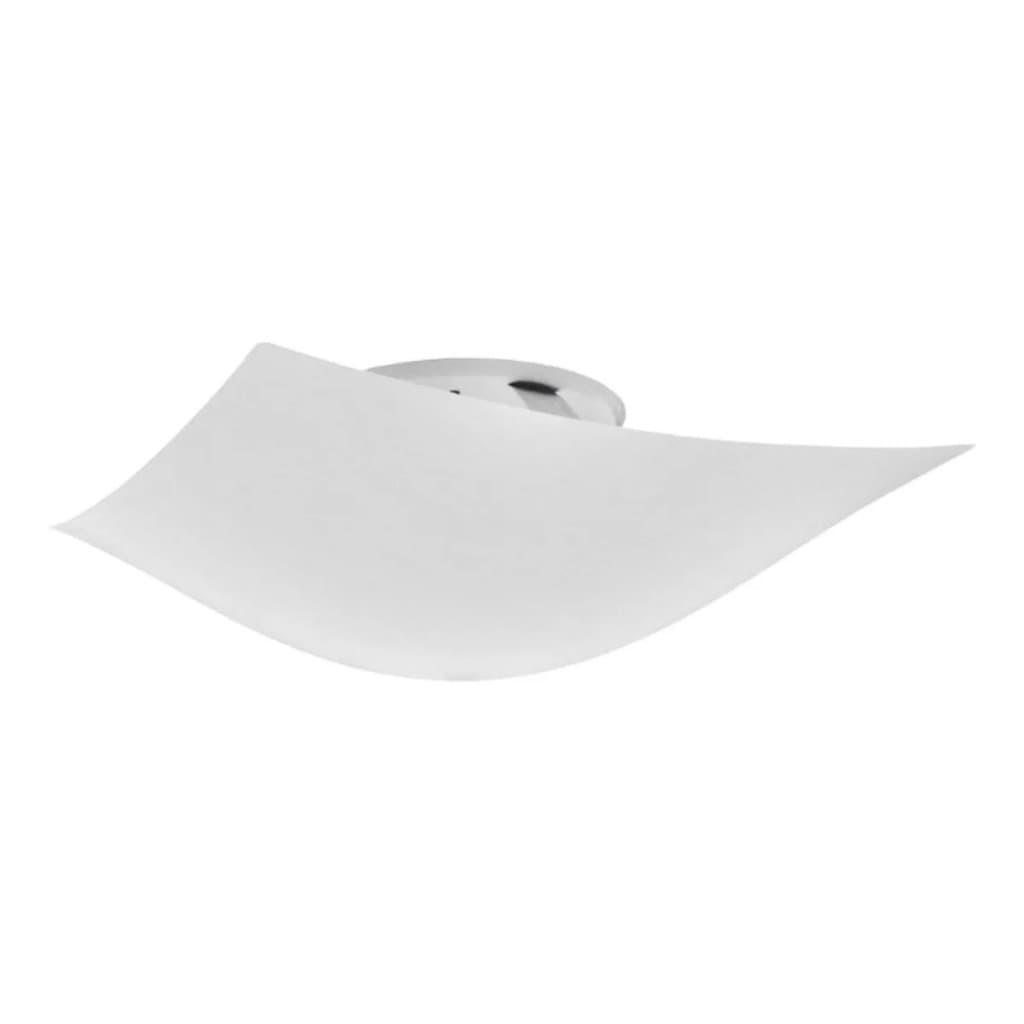 Luminária Plafon Solari para 1 Lâmpada E-27 Quadrado Taschibra Branco