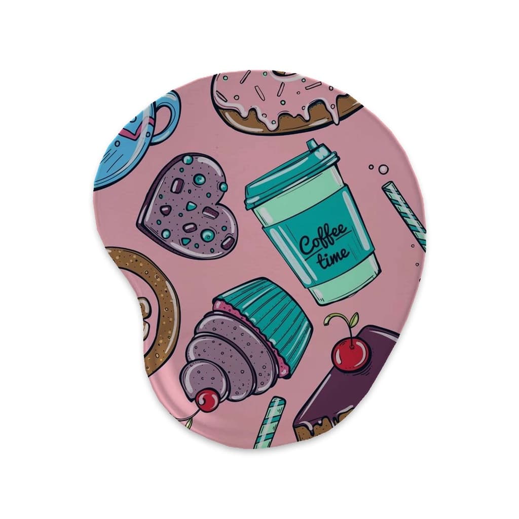 Mousepad – Doces - Ergonômico Apoio De Punho Pulso