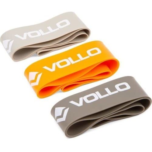 Kit Mini Band Pilates 3 Mini Faixas de Exercício Elástica Vollo