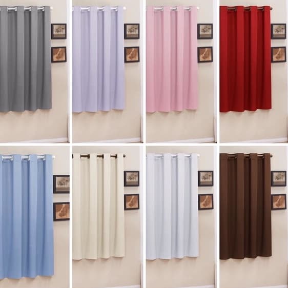 Cortina Blackout Corta Luz PVC P/ Quarto ou Sala 1,10m X 1,30m