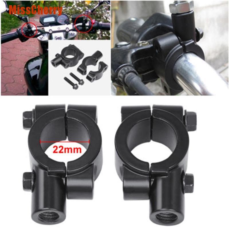 Suporte/Adaptador/Braçadeira Para Espelho Retrovisor De Motocicleta