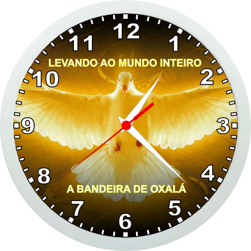 Relógio De Parede Personalizado Umbanda 2 - classico 24cm