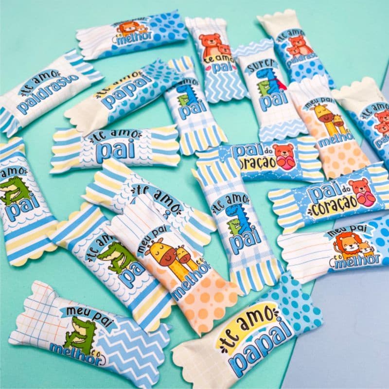 💜50 balas personalizadas Dia dos Pais/Mimos