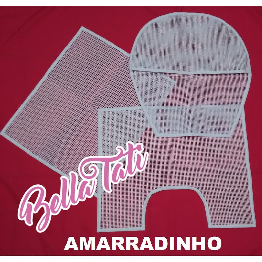 Talagarça Jogo de Banheiro - SEM DESENHO
