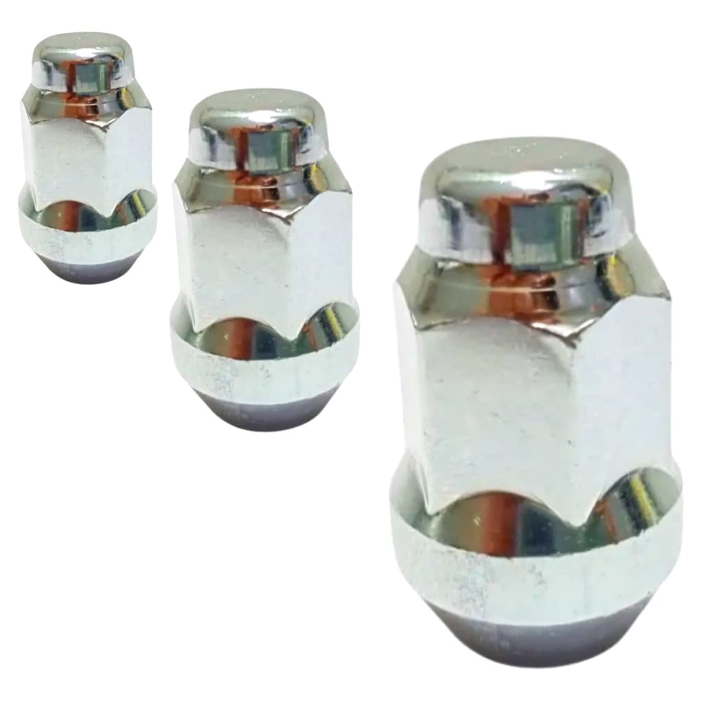 3 Porca Roda Cromada Captiva S10 Tracker Onix Prisma Cobalt