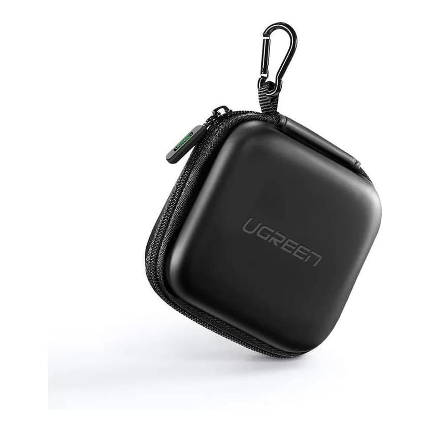 Ugreen - Case Estojo Fone De Ouvido Preto 8x8x4cm 40816 C/ Nfe