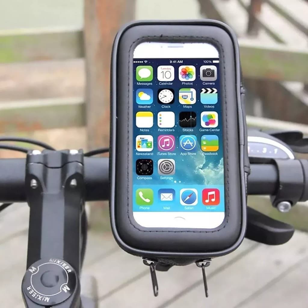 Suporte Case Capa Celular À Prova D'água Gps Moto Bike Motoboy Entrega