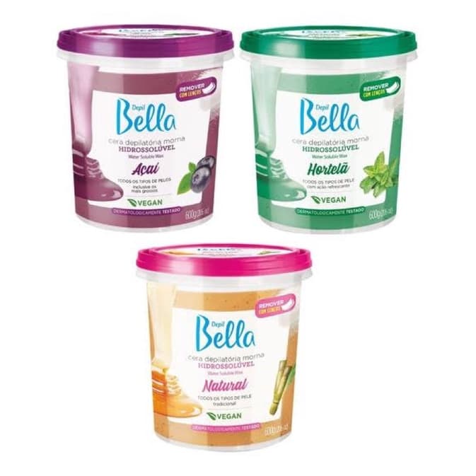 Cera Depilatória Hidrossolúvel 1,3kg - Depill Bella