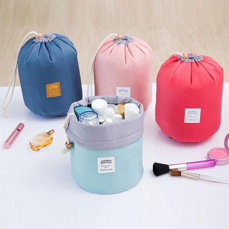 Bolsa Saco Necessaire Para Produtos Cosméticos Maquiagem Impermeável Volume Grande Nylon Prova de Água