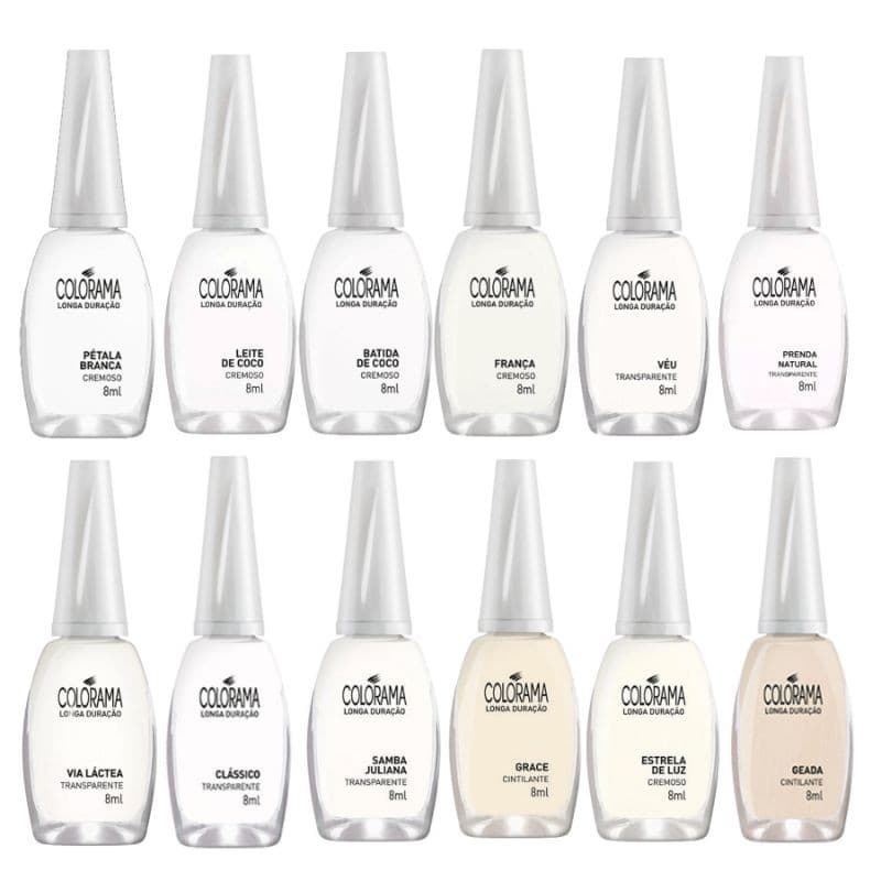 Esmalte Colorama Cremoso Branco