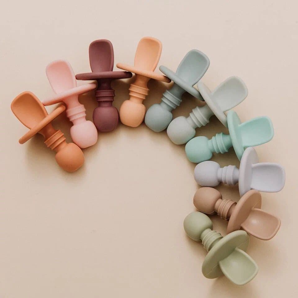 Talheres silicone infantil - BLW