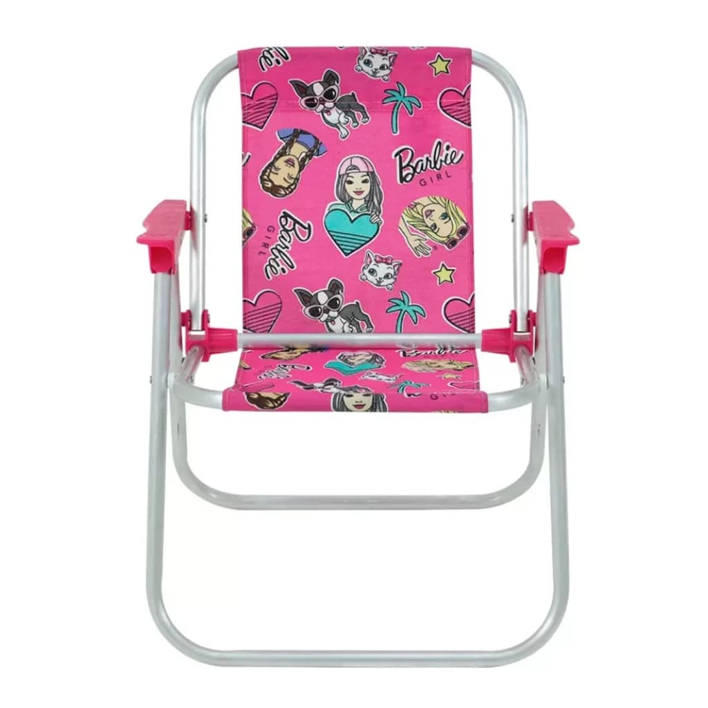 Cadeira Infantil Aluminio Barbie - Ref. 25210