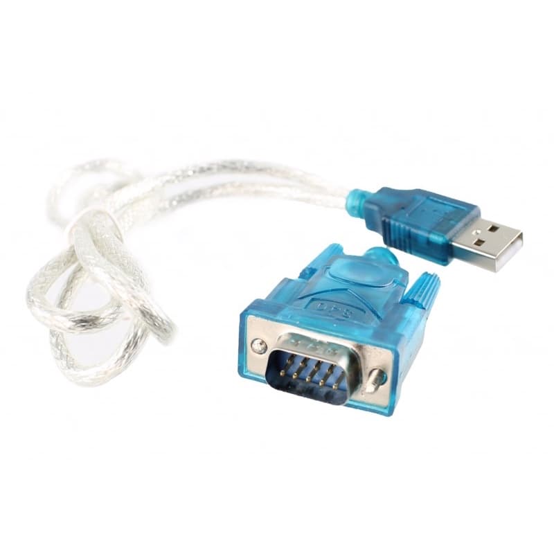 kit 15 unidades Adaptador Conversor Serial DB9 9 pinos Macho Tx Rx x USB 2.0 A Macho 90cm Programar CLP Console Central